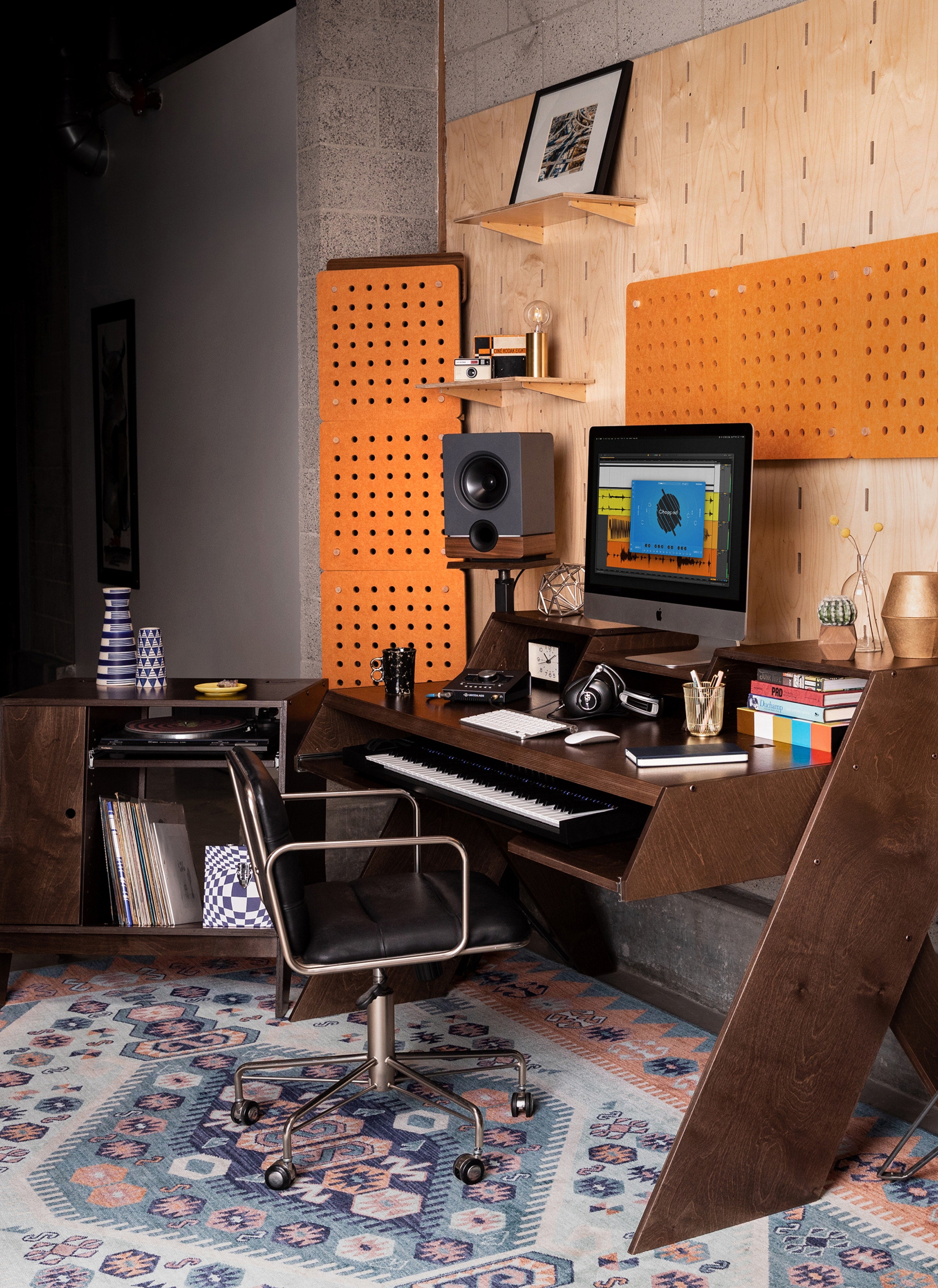 Our Platform desk in a music studio